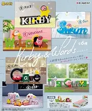 Reement Kirby & Words Box Product, 6 Types, 6 Pieces, PVC