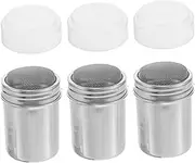 3pc Stainless Steel Powder Shaker Fine Mesh Cocoa Powder Sifter for Baking Coffee