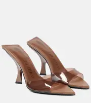 [The Attico] The Attico Ester PVC mules AU 9.5 brown