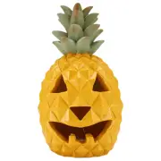 2X(Pineapple - Yellow Light Halloween Pineapple Decoration Resin4818