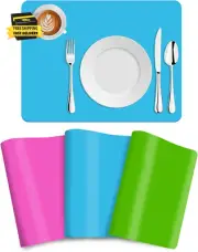 Silicone Mat - Mat Heat Resistant,Large Protective Mat,3 Pack Silicone Baking Ma