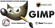 IMAGE EDITING AND MANIPULATION SOFTWARE BUNDLE + MANUALS - CD-ROM VERSION