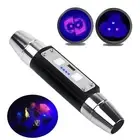Shortwave UV 254nm & 365nm 395nm UVA UVC Blacklight Torch LED Flashlight
