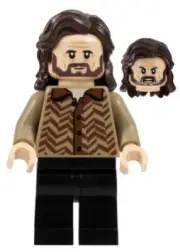 LEGO Harry Potter Minifigure Sirius Black - Dark Brown Hair, Dark Tan Sweater