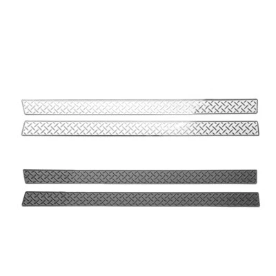 For TRX-4 Blazer 1/10 RC Car Upgrade Metal Side Skirt Skid Plates 2pcs