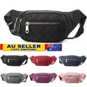 Womens Bum Bag Fanny Pack Travel Waist Money Belt Sequin Pouch Holiday Wallet