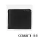 【Cerruti 1881】限量2折 義大利頂級小牛皮6卡皮夾 全新專櫃展示品(黑色 CEPU05655M)