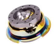 NRG Steering Wheel Quick Release - Gen 2.8 - Gun Metal Body w/ Neo-Chrome Ring