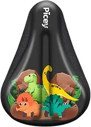Dickly Kids Bike Seat Cushion Cover,Kids Bike Seat Cover,Memory Foam Soft Small Saddle Pad Protection Cycling Accessories