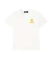 [Versace Kids] Versace Kids Barocco Crown cotton jersey T-shirt Y 14 white