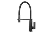 AQUAPERLA Blaze Pull Down Kitchen Mixer Tap - Matte Black
