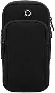 LABRIMP Sports Arm Bag for Phone Multifunctional Wrist Holder Breathable Water-Resistant Secure Pocket for Keys Money Cards Running Cycling