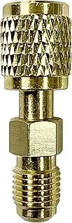 Thread Adapter for Refrigerant Tank | AC Refrigerant System Adapter,1/4 Inch Connector, Reverse Thread Fitting for HVAC Refrigeration Ductless Split Unit