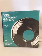 Brand New Vintage Kmart Focal Rotary Slide Tray Holds 100 2x2 Slides Sealed