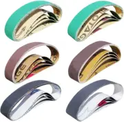 24 Pcs 3/4" X 12" Replacement Knife Sharpener Sanding Belt Kit for Work Sharp