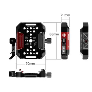 Vlogger DLC90 雙標準 快拆底座 兼容arca manfrotto PD 扳扣式 快裝座 快拆座 相機專家