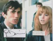PHIL DANIELS & LESLIE ASH Signed 10x8 Photo Display QUADROPHENIA Scooter COA