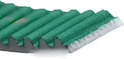 1pc 8M/S8m NFT White Polyurethane Open Belt Surface/Tooth Surface with Green Cloth Pu Belt with Steel Wire(S8M-Width 25mm)