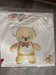 Columbia-Minerva Crewel Christmas Idea Kit Koala Bear Toy 7102 Vintage New