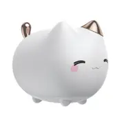 Cute LED Night Light Dormitory USB Rechargeable Night Light Bedroom Bedside Table Lamp Bedroom Eye Protection Lamp-A