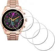 Screen Protector for Michael Kors Gen 6 Bradshaw Smartwatch [4 Pack], Tempered Glass Anti-Scratch Bubble-Free Easy Installation