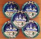 KFC Kentucky Fried Chicken Christmas 7.8" Plate Japan Dish 2012 Set of 5 w/ Box
