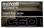 MAXELL C60 Professional Communicator Series Blank Cassette Tape