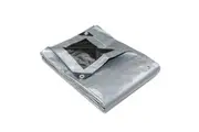 Flyline Heavy Duty Silver Black Tarp Tarpaulin 3.0X3.6M Tarps