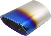 1 PCS Compatible For BMW 3 Series 318 E90 E91 320d 318d 318i E92 E93 X3 F25 20i 28i E83 2.0i Car Exhaust Tip Muffler Exhaust Tip Nozzle(Baked Blue)