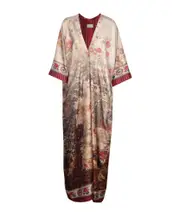 Aloe silk dress S Beige