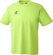 [NITTAKU] Table Tennis Short Sleeve Shirt, Unisex, Sweat Absorbent, Quick Drying, Lightweight, Dry T-Shirt, Light Green