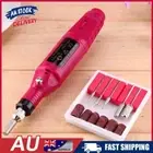 New Portable Mini Nail Kit Electric Nail File Set System Six Grindings for Nail
