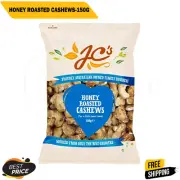 J.C.'S QUALITY FOODS Honey Roasted Cashews-150g