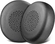 SOULWIT Earpads Replacement for Jabra Evolve2 75 PC Wireless Headset(Do Not fit Evolve 75), Ear Pads Cushions with Softer Protein Leather, Noise Isolation Foam - Black