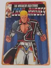 Cody Rhodes Metal Sign Custom Made