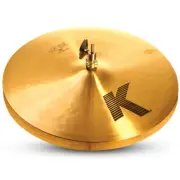 ZILDJIAN K0923 15" K LIGHT HIHAT PAIR DRUMSET CAST BRONZE CYMBALS LOW PITCH NEW