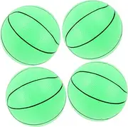 KOMBIUDA 1 Set Luminous Basketball Glowing Inflatable Basketball for Lightweight Design Includes Glow Balls Inflator for Sports Entertainment Training