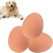 Egg Ball for Dogs,Egg Dog Toy for Training | Dog Egg Ball Toy, Rubber Bouncy Egg Balls for Puppy Small Pet Dogs, Egg Ball Toys for Interactive Fetch Kext-au