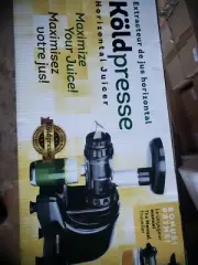 KoldPresse Horizontal Cold Press Juicer Slow Masticating for Healthier Juicing