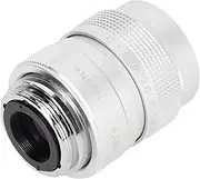 25mm F1.4 Large Aperture Manual Focus, CCTV Lens, Prime MFT Lens for Micro Four Thirds M43,Support Bar Shop Parking House Warehouse (Silver Color)
