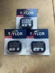 3 - Taylor Digital Multi-Purpose Large Display Kitchen & Stopwatch Timer