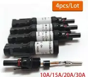 4Pcs Solar Cable Connector Copper Tin Plated PV System Panel Connection Tools