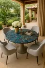 Labradorite Side Table, Coffee Table, Home Decor, End Table Top, Agate Table Top
