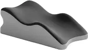 ChuYiElegance Bed Pillow Multi -Purpose Memory Foam Washing Cover Ergonomic Back Support Bed Pillow Rest to Sleep Relax, Black, as described