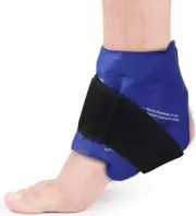 NEWGO ankle Ice Pack Wrap for Injuries Reusable Hot Cold Therapy Sprained