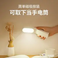 在飛比找樂天市場購物網優惠-智慧LED檯燈學生護眼臥室充電USB小夜燈簡約多功能磁吸床頭