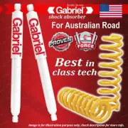 Rear Gabriel Ultra LT Shocks + Raised 100-300KG Coil for Nissan Navara D23 NP300 (for: Nissan)