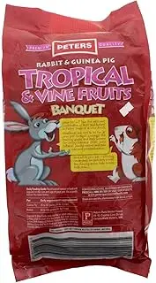 Peters Tropical & Vine Fruit Medley Rabbit and Guinea Pig Food Mix - 20kg