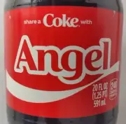 Share A Coke With Angel 2025 Personalized Gift Coca Cola Bottle