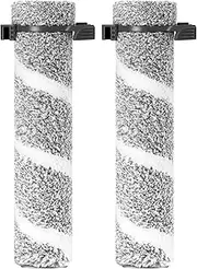 [keluke] 2 Pack Roller Brush Replacement Kit Compatible with Bissell 3930F CrossWave OmniForce Edge Cordless Multi-Surface Hard Floor Wet Dry Vacuum,2 Brush Roll Vacuum Parts